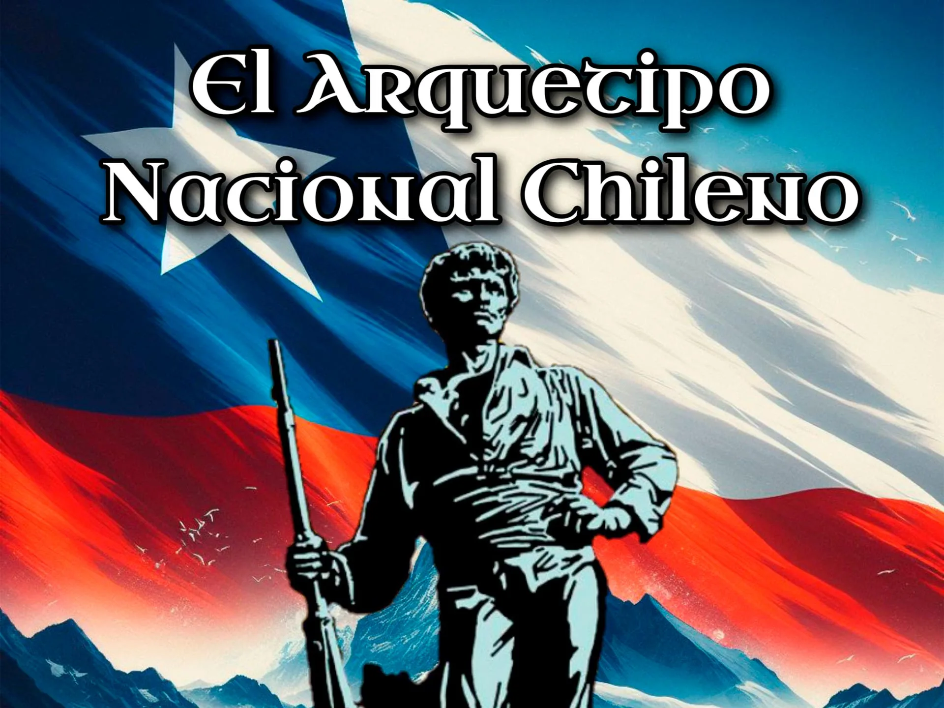 bandera-chilena-y-estatua-roto-chileno